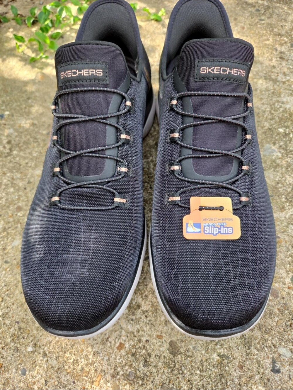 Skechers Slip-ins Summits Women’s 8 Wide Black Rose Gold NWT - Picture 5 of 5